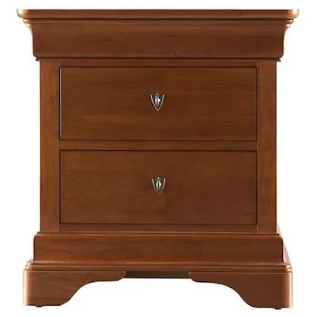 Traditional 3 Drawer Night Stand